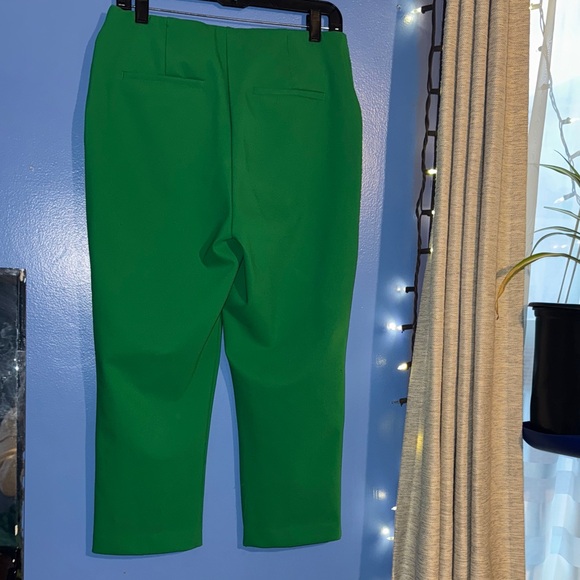 💚✅🐸🌿Rachel Zoe Vibrant Green Cropped Pants - Picture 6 of 6